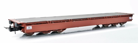 NPE Modellbau NW22156 - H0 Niederbordwagen Sas 4860 abgeklappt  der DR; Ep. IV - 2. Betriebsnummer